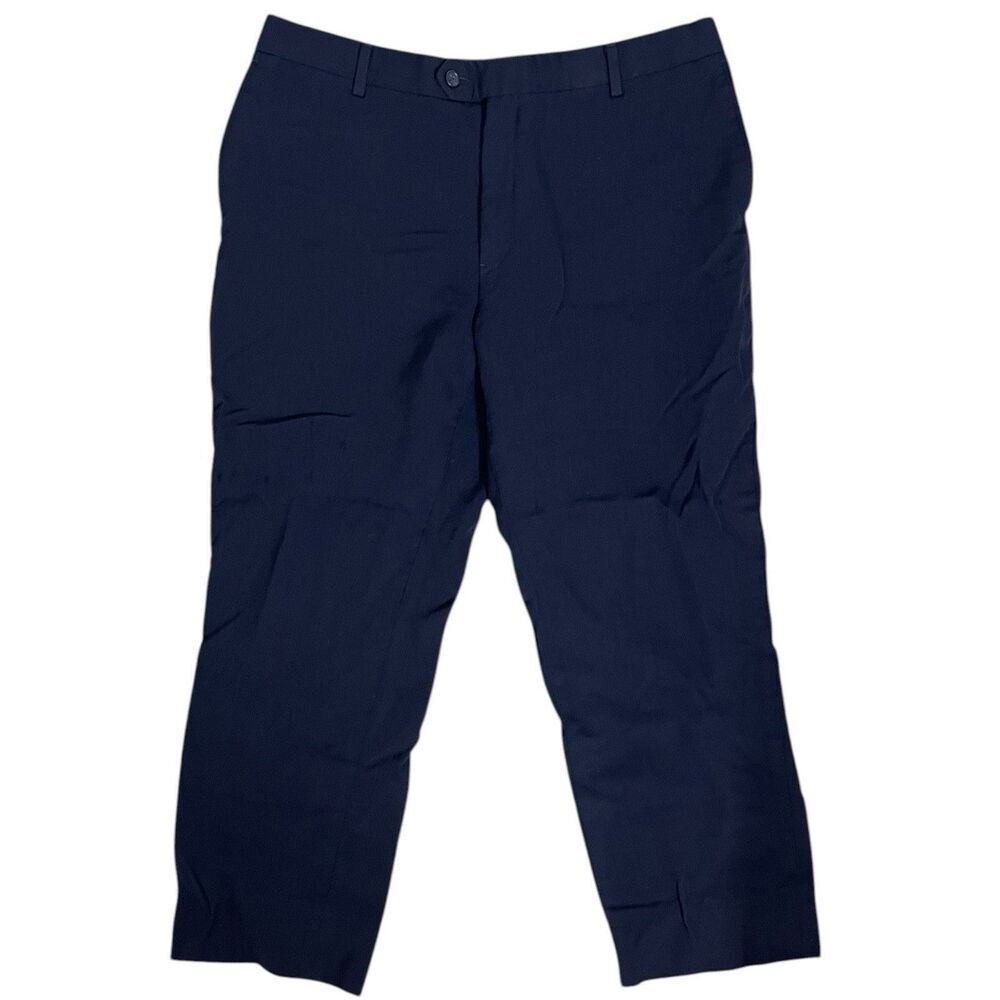 Joseph & Feiss Navy Dress Pants Men’s 36 Wool Classic Business Trousers